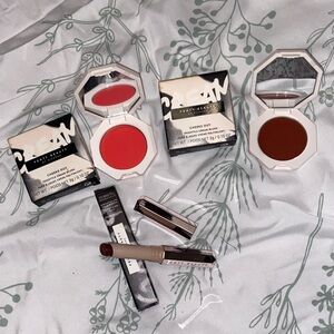 Fenty Beauty bundle 2 Cheeks Out Cream Blush Set and lipstick brand new
